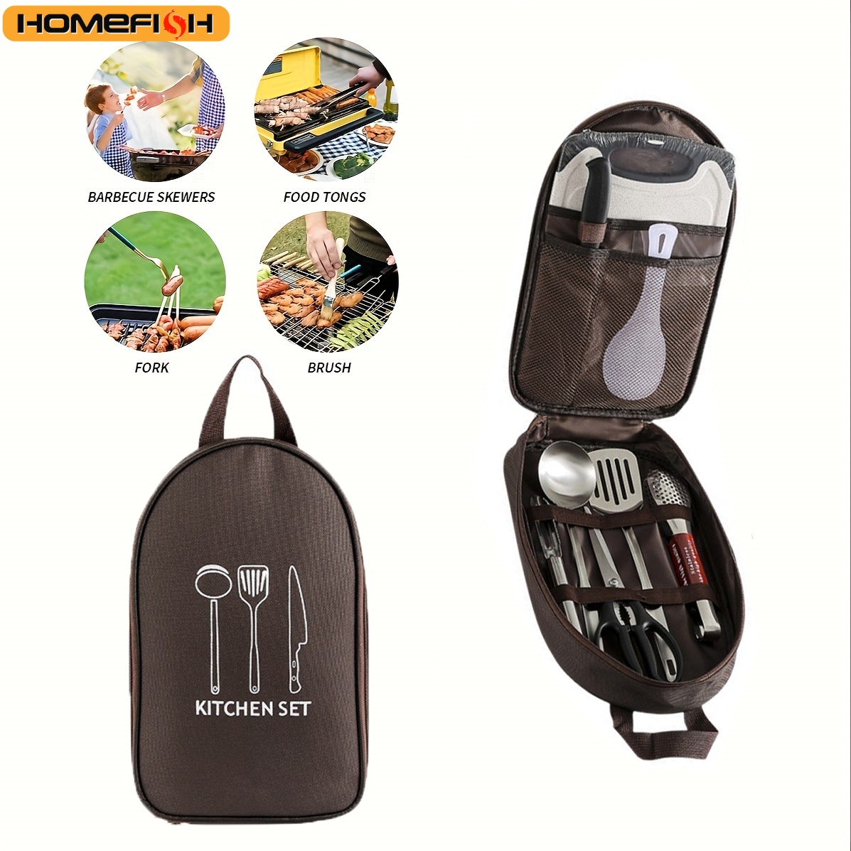 Camping Cooking Equipment Bag - Tas Memasak Luar Ruangan Tas Penyimpanan