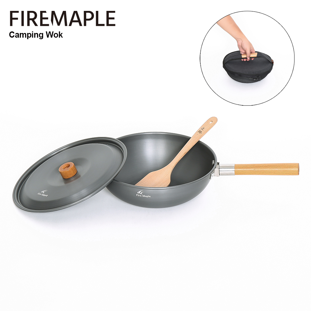 Camping Cooking Equipment Bag - Wajan Berkemah Maple Api Wajan Penggorengan