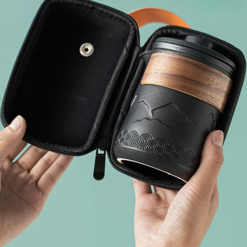 Camping Cooking Utilities - Set Teh Perjalanan Portabel Satu Pot