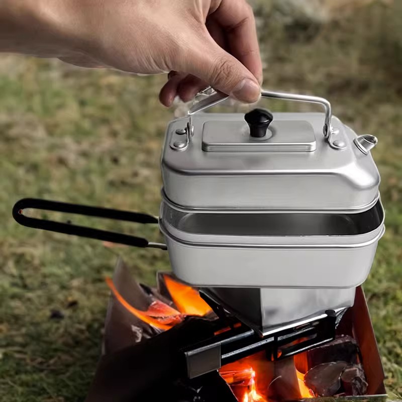 Camping Cooking Unit - Ketel dapur ultra ringan portabel, ketel