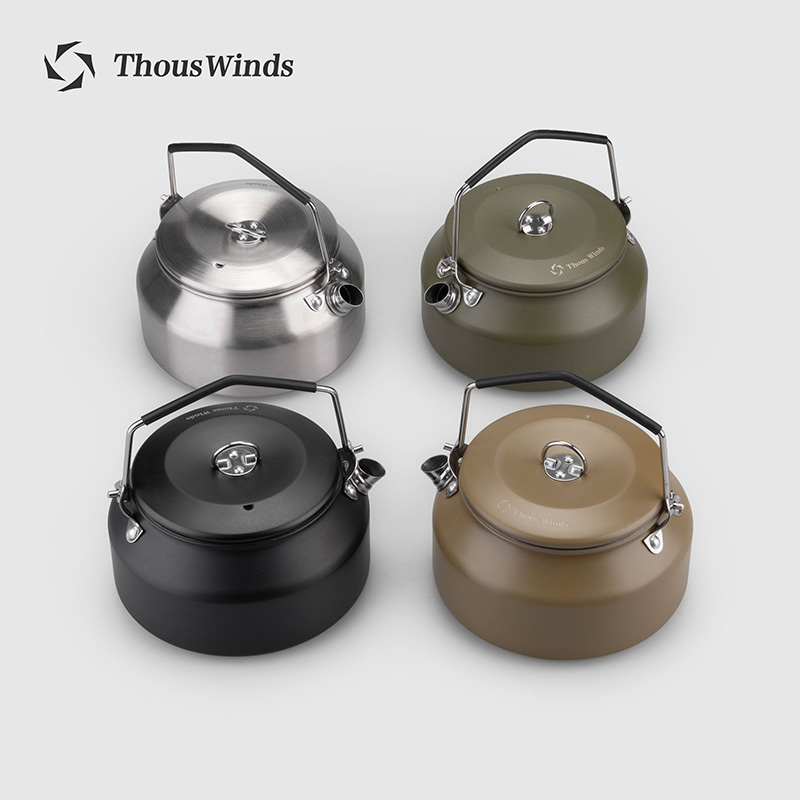 Camping Cooking Kits - Thous Wind ketel berkemah luar ruangan,