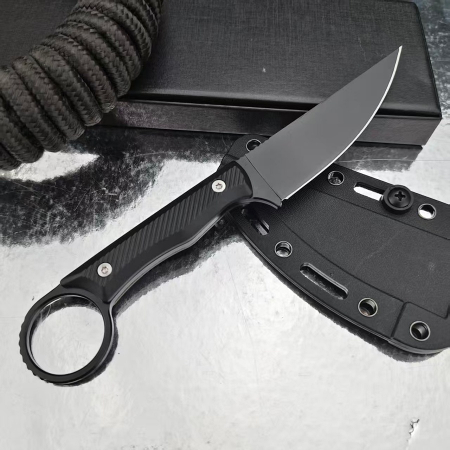 Camping Cooking Knife With Sheath - Pisau Lurus Ringan Portabel Tahan Lama
