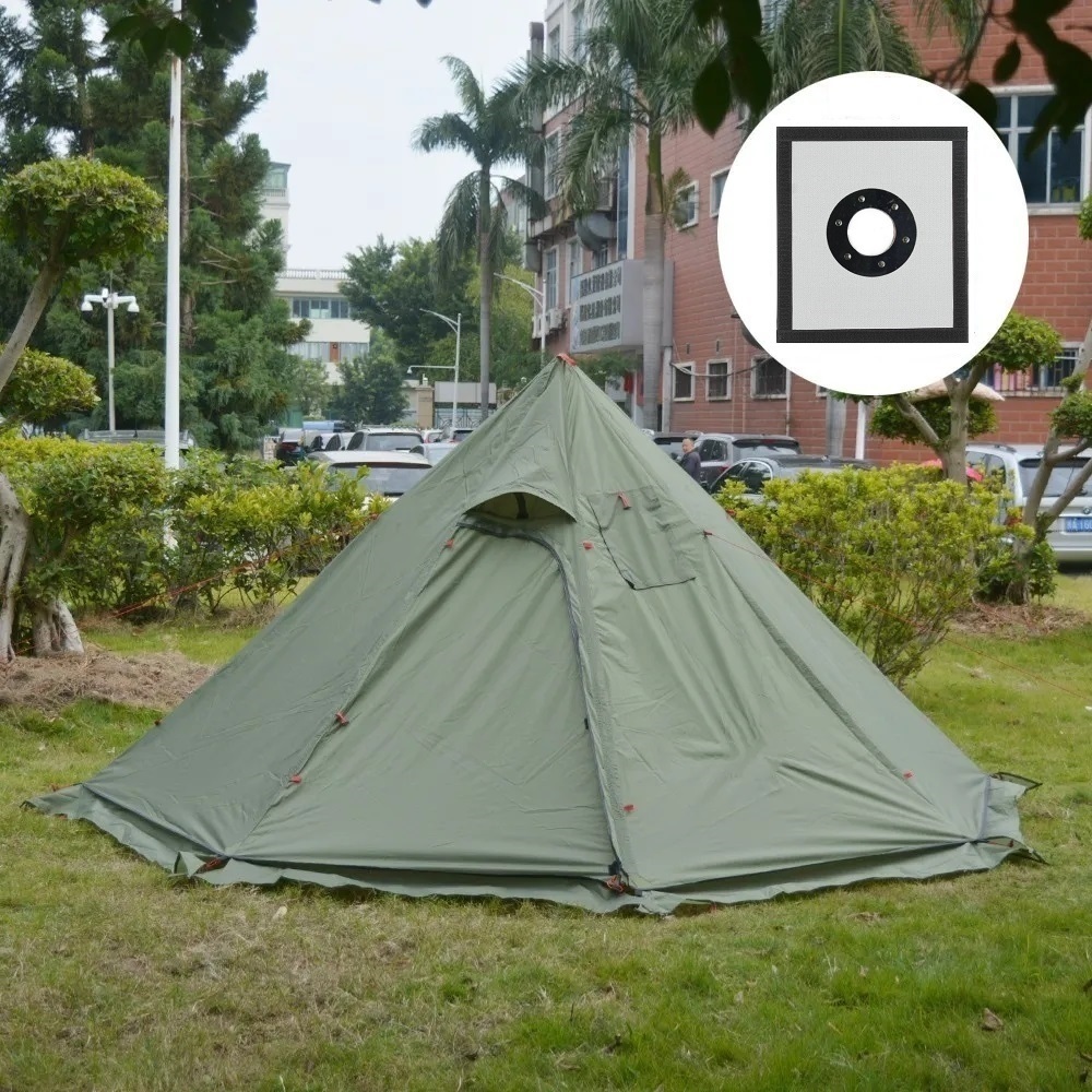 Camping Cooking Snow - Tenda Piramida Baru dengan Rok Salju