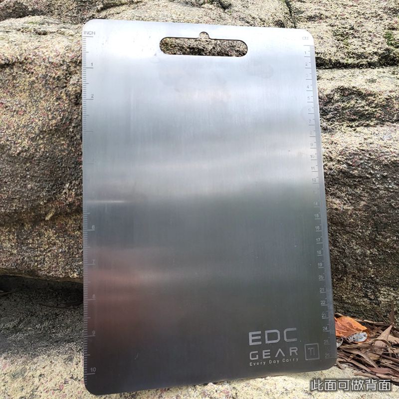 Camping Cooking Backpack - Papan Potong Paduan Titanium Tebal untuk