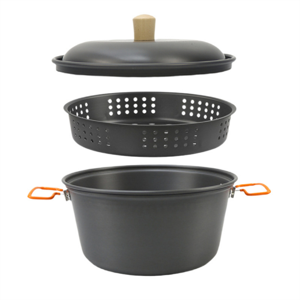 Camping Cooking Essentials - Set Panci Masak Luar Ruangan Aluminium