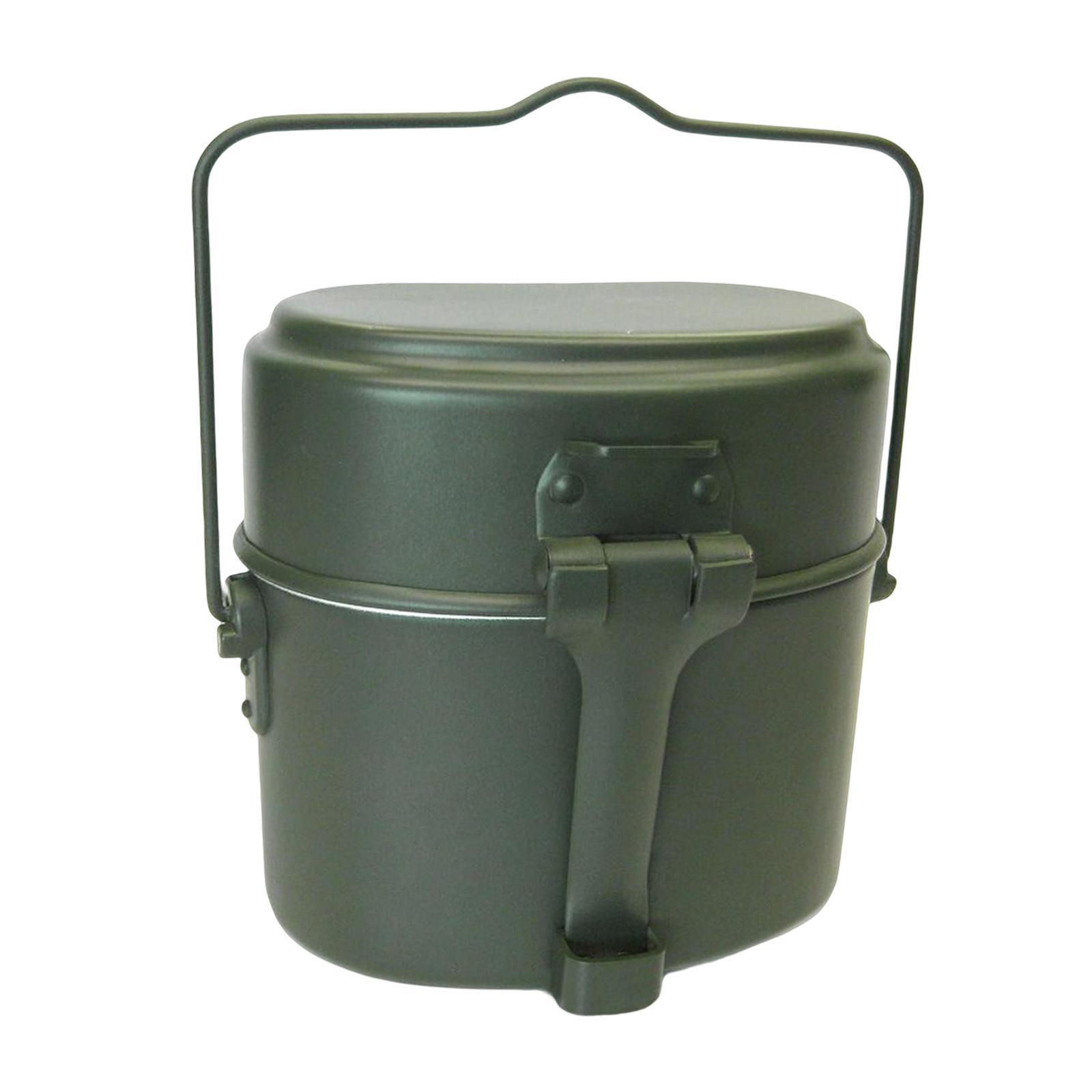 Camping Cooking Kit Box - 3 Buah/Set Kotak Makan Siang Panci
