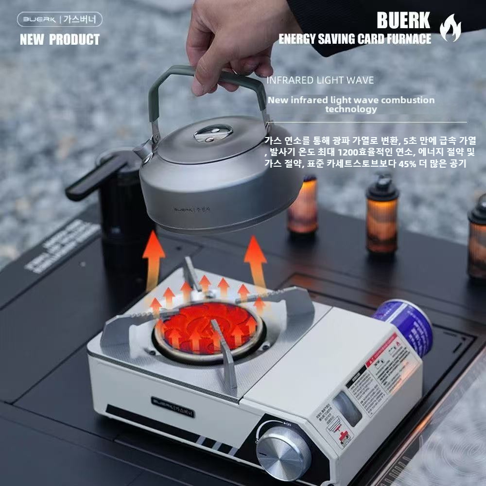 Camping Cooking Windshield - BUERK 4000W Kompor Inframerah Portabel Daya