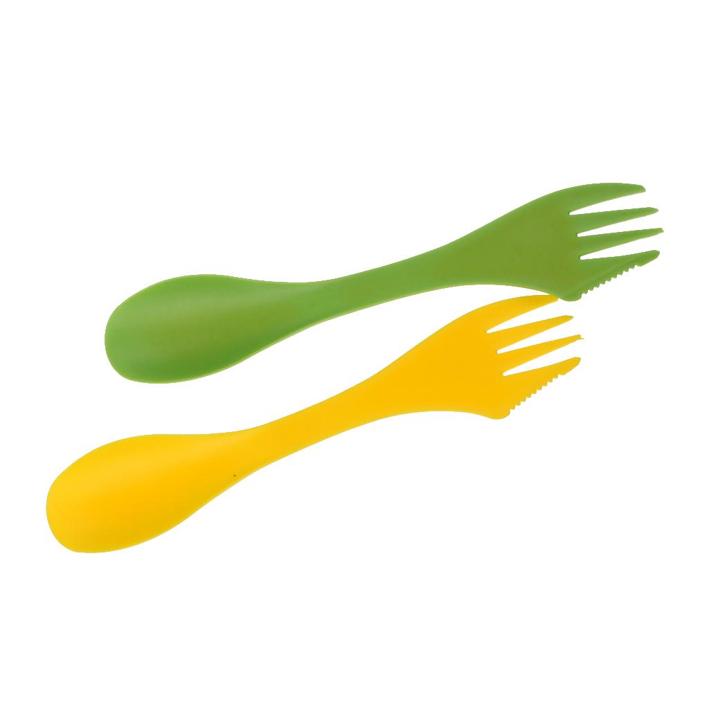 Camping Cooking Kits - Set Peralatan Makan Spork Garpu Multifungsi