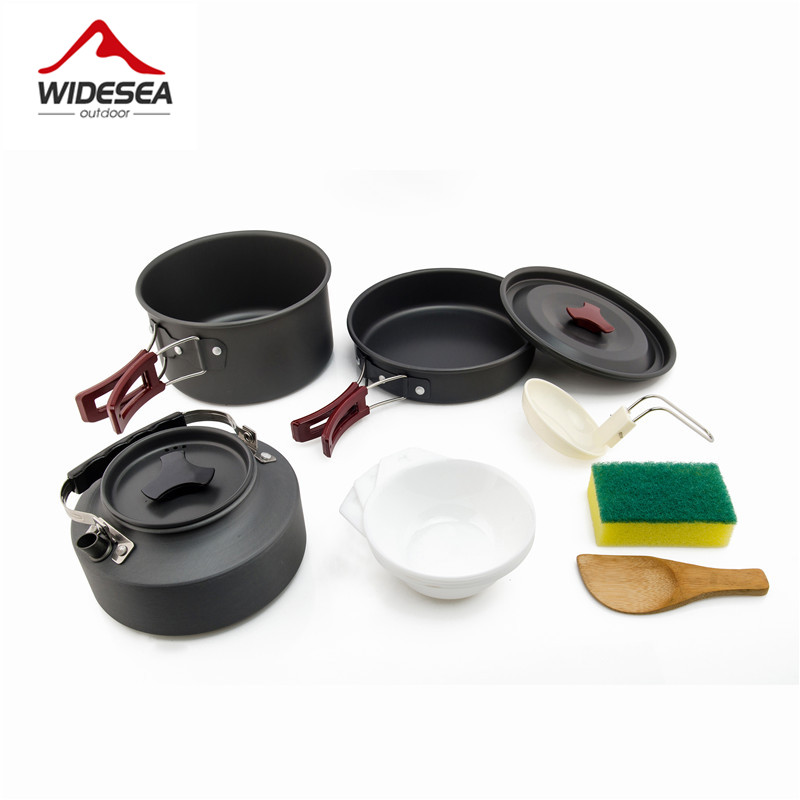 Camping Cooking Kit Box - Villiea Set Peralatan Masak Berkemah Pot