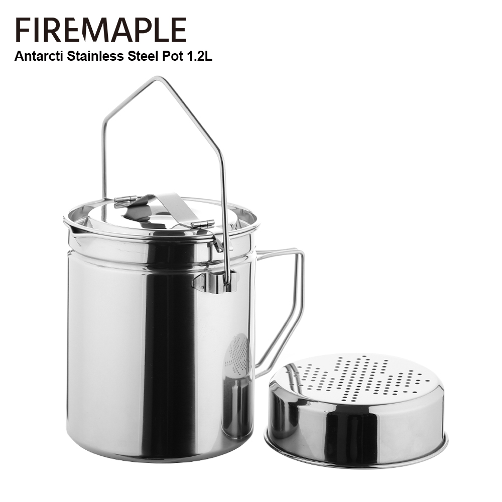 Camping Cooking Unit - Fire-Maple Panci Kukus Baja Tahan Karat