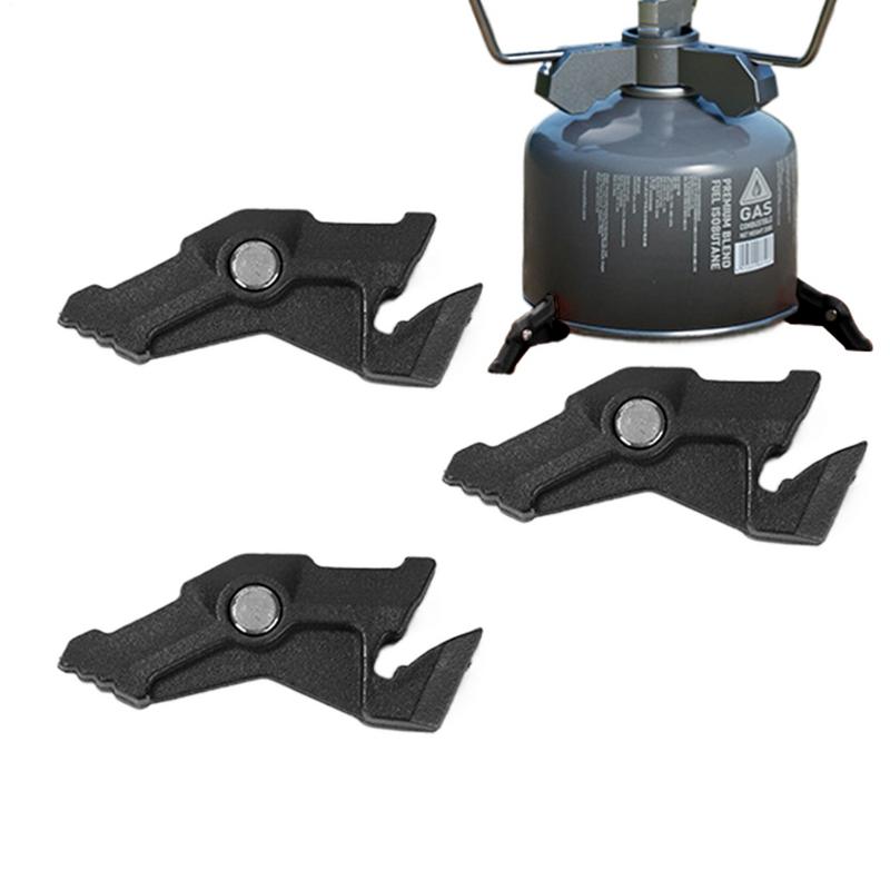 Camping Cooking Gas Canister - 1 Buah Tempat Kartrid Tabung Magnetik