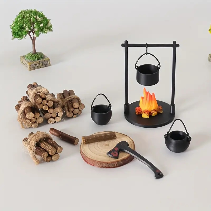 Camping Cooking Utilities - Kompor Mini Gantung untuk Rumah Boneka,