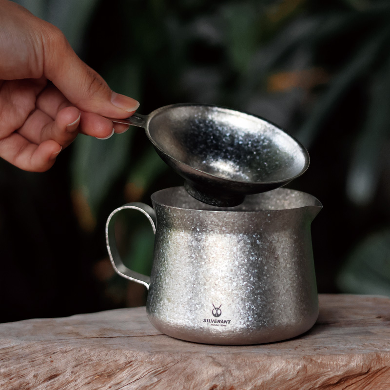 Pocket Coffee Maker - Teko Kopi Titanium Cangkir Mug Ketel