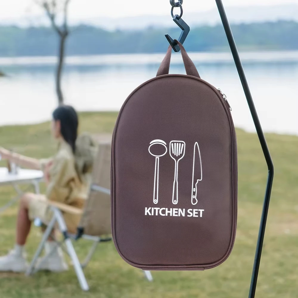 Camping Cooking Equipment Bag - Tas penyimpanan peralatan berkemah, perlengkapan piknik