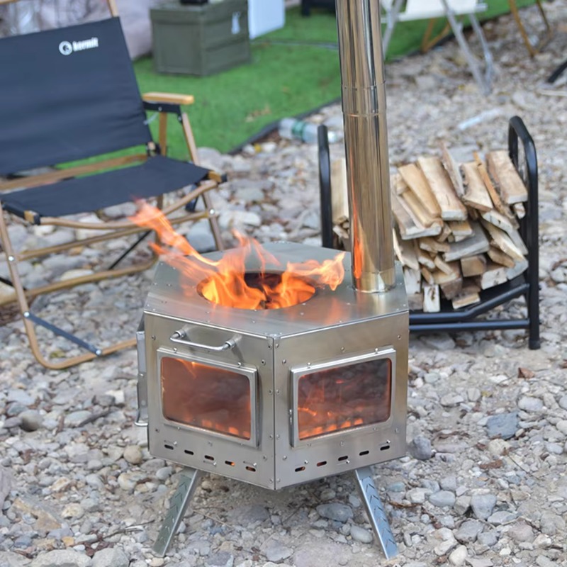 Camping Cooking Area - 【Populer】Kompor Lipat Multifungsi Portabel Baja Tahan