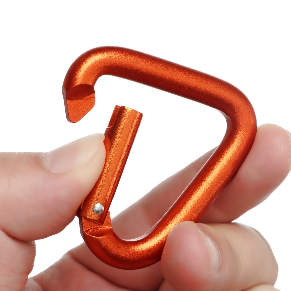 Camping Cooking Can - Warna-warni Segitiga/Persegi Carabiner Luar Ruangan Berkemah