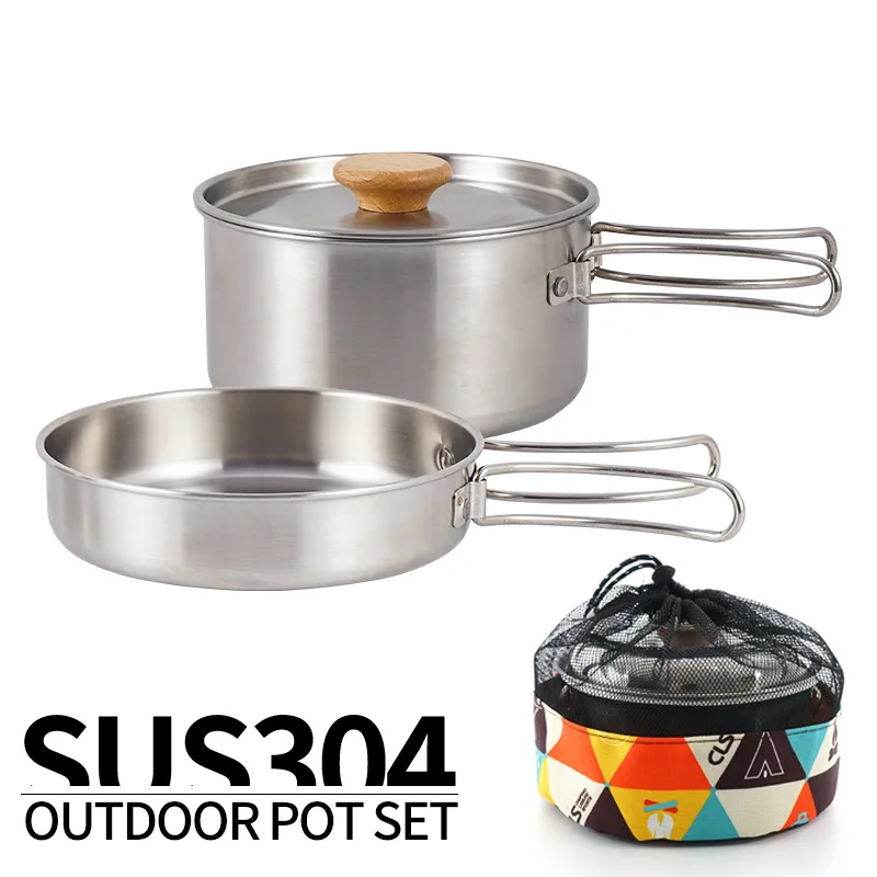 Camping Cooking Kit Box - Set Peralatan Masak Lipat Luar Ruangan