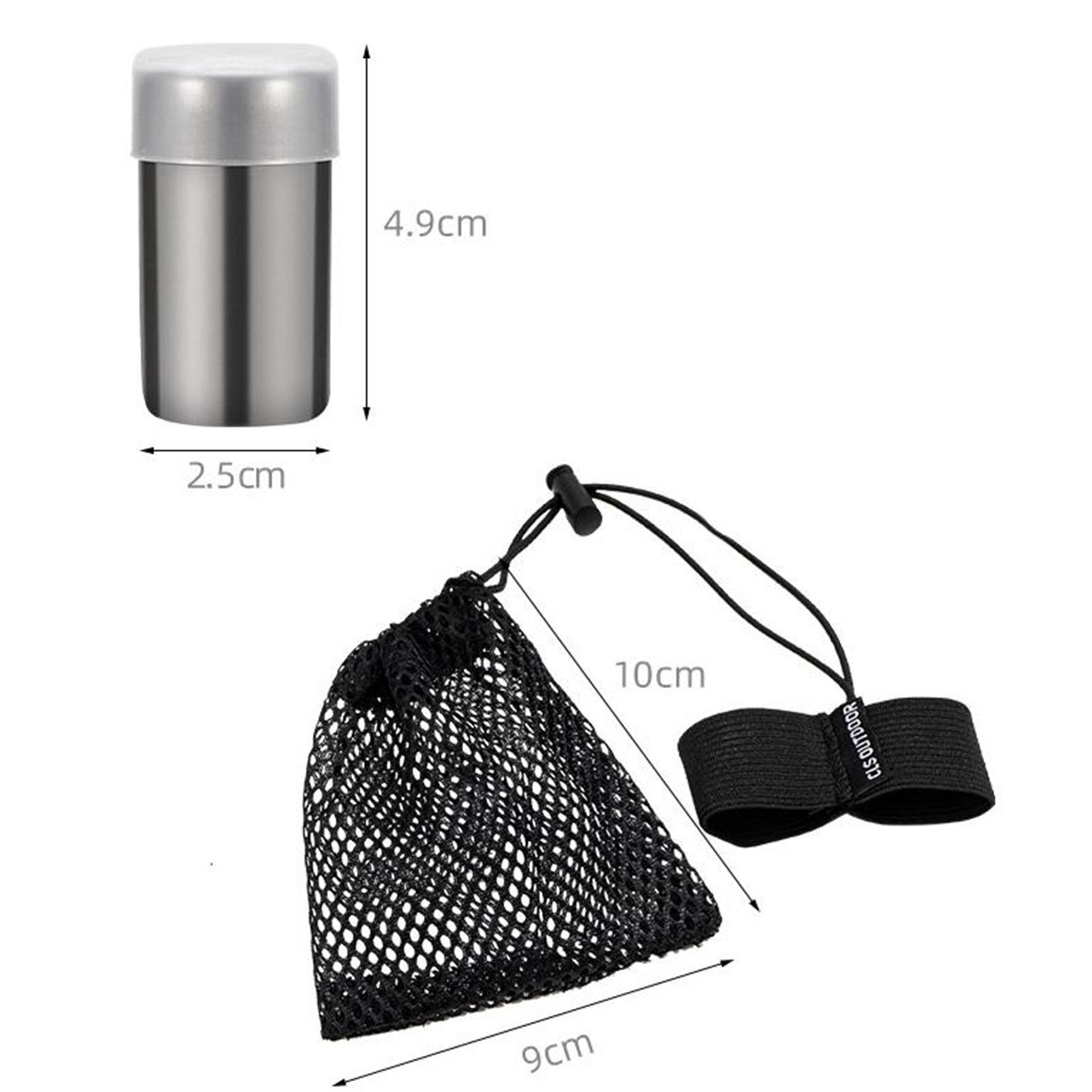 Spice Kit Compact - Botol Bumbu Mini Stainless Steel, Pengocok