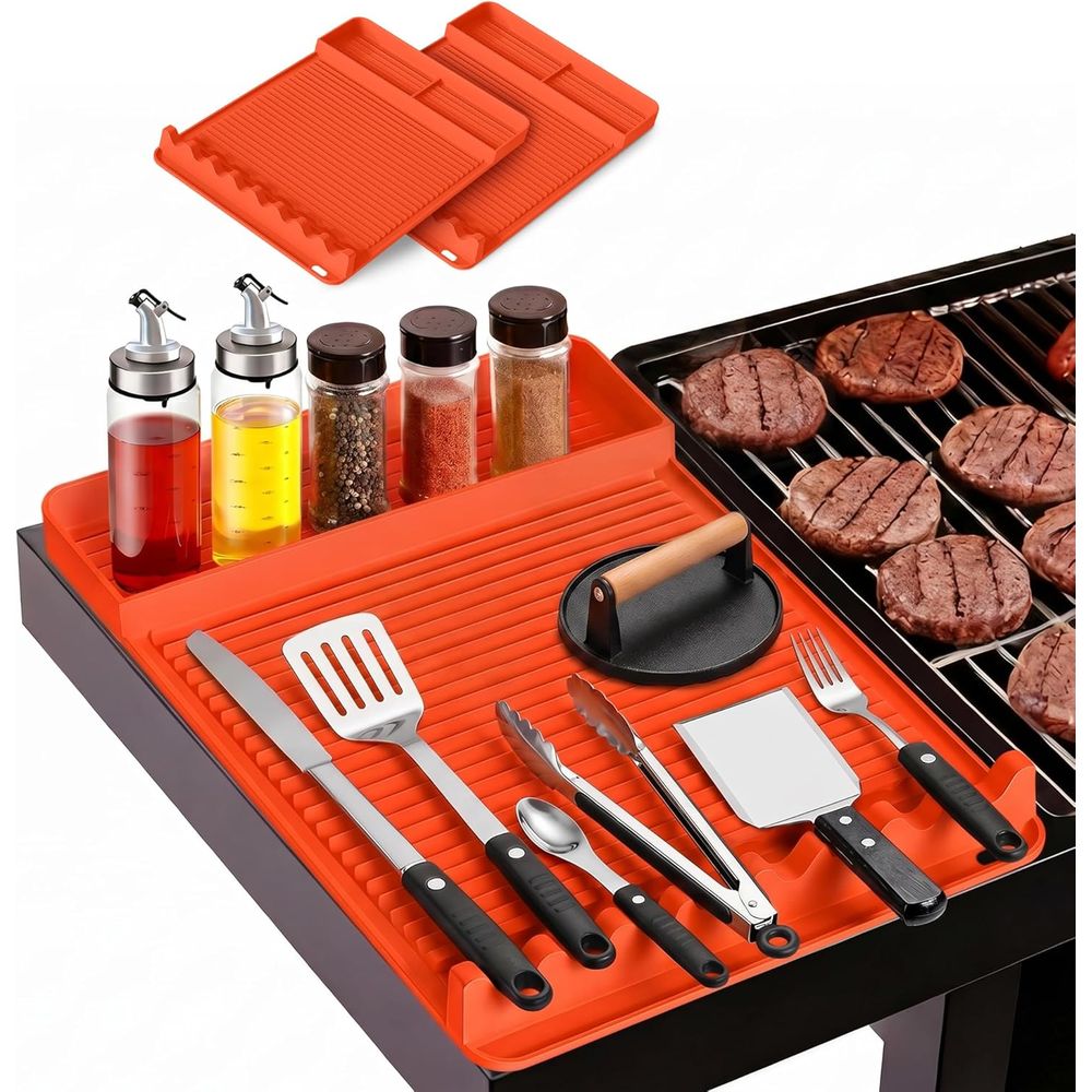 Camping Cooking Tools - Alas Panggangan Silikon Tahan Panas -
