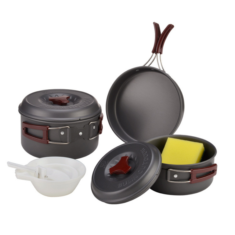 Camping Cooking Set Compact - Set Peralatan Masak Camping Luar Ruangan