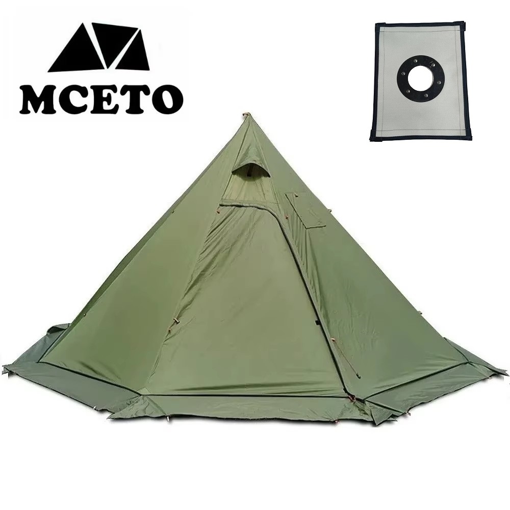 Camping Cooking Snow - Tenda Piramida Baru dengan Rok Salju