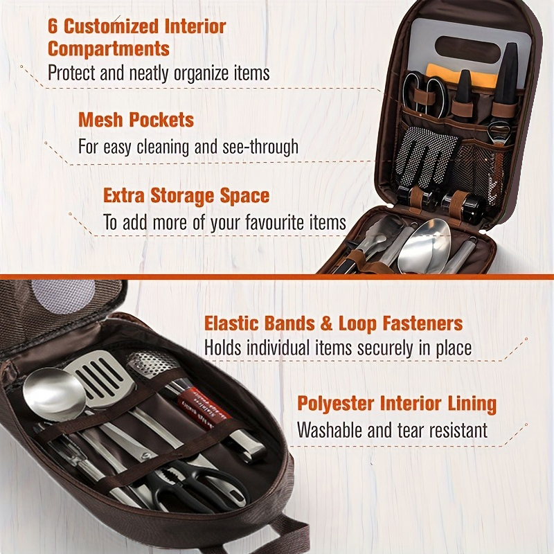 Tas Memasak Luar Ruangan Tas P - Camping Cooking Equipment Bag ulasan dan harga