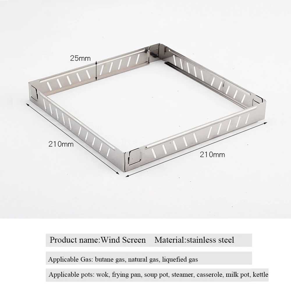 Kompor Gas Luar Ruangan Pelind - Camping Cooking Windshield ulasan dan harga