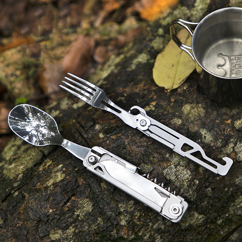 Set Sendok Garpu Berkemah Mult - Camping Cooking Kit Box ulasan dan harga