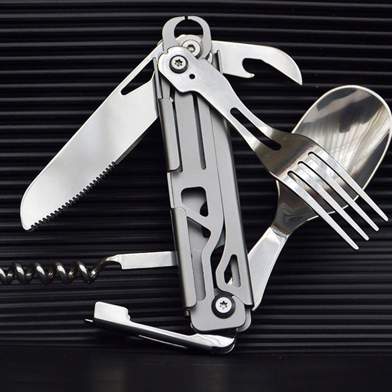 Set Sendok Garpu Berkemah Mult - Camping Cooking Kit Box ulasan dan harga