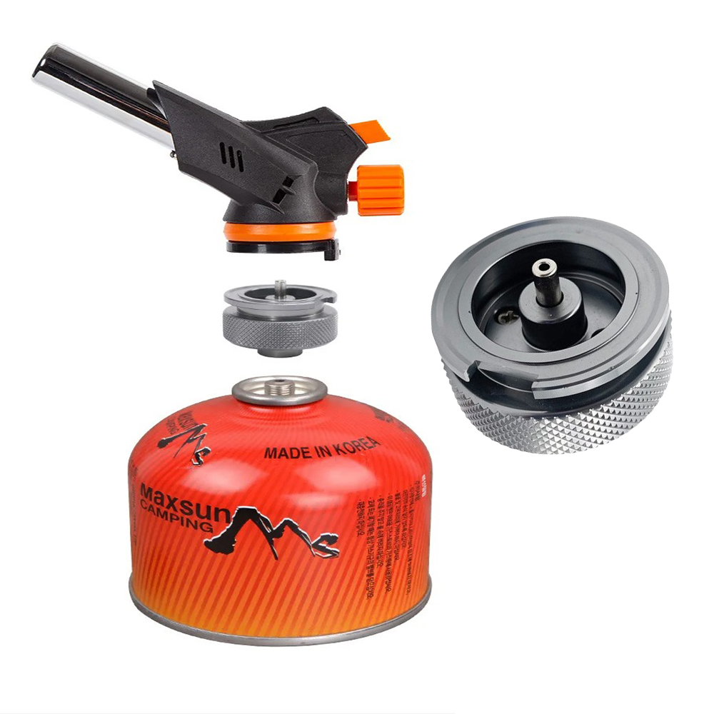 Adaptor Konverter Adaptor Tabu - Camping Cooking Gas Canister ulasan dan harga