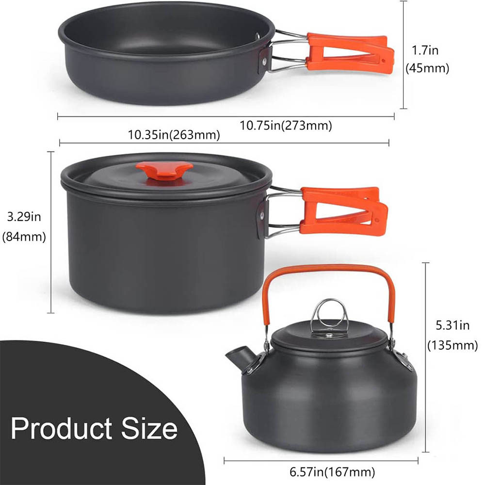 Set Peralatan Masak Berkemah L - Camping Cooking Equipment Bag ulasan dan harga