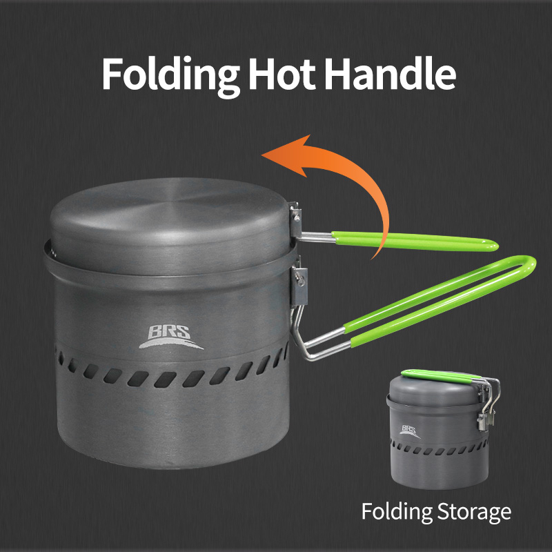 BRS-TS19 1L/1.7L/2.5L Set Komp - Camping Cooking Set ulasan dan harga