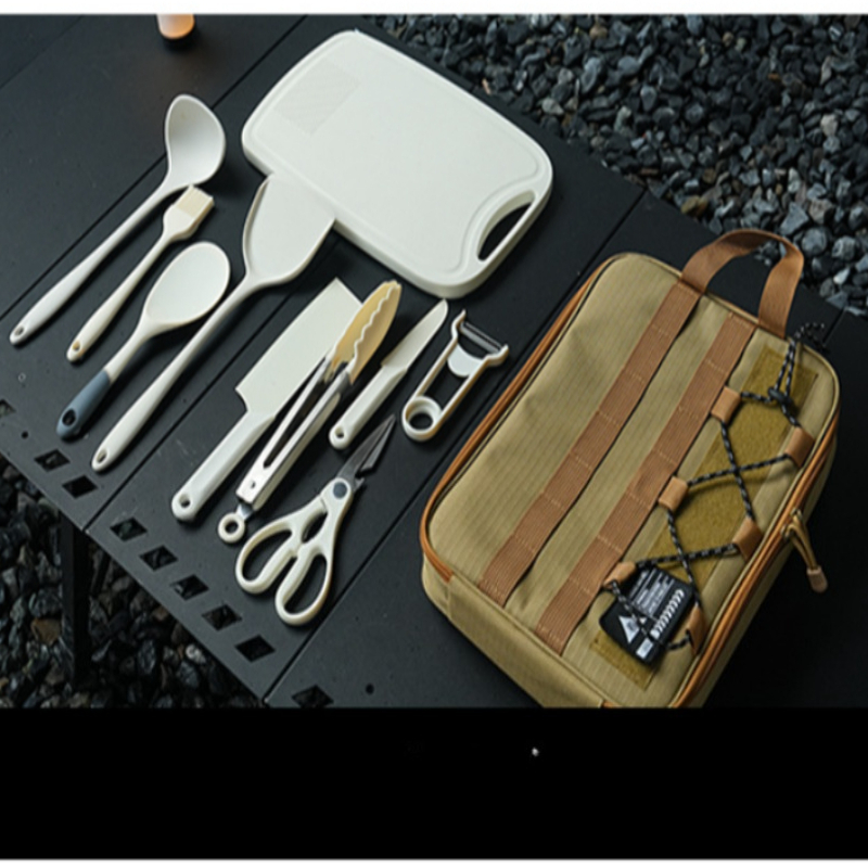 Set Peralatan Dapur Portabel 9 - Camping Cooking Equipment Bag ulasan dan harga