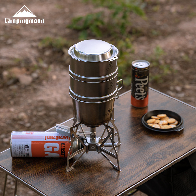 CAMPINGMOON S-SD Wajan Penggor - Camping Cooking Snow ulasan dan harga