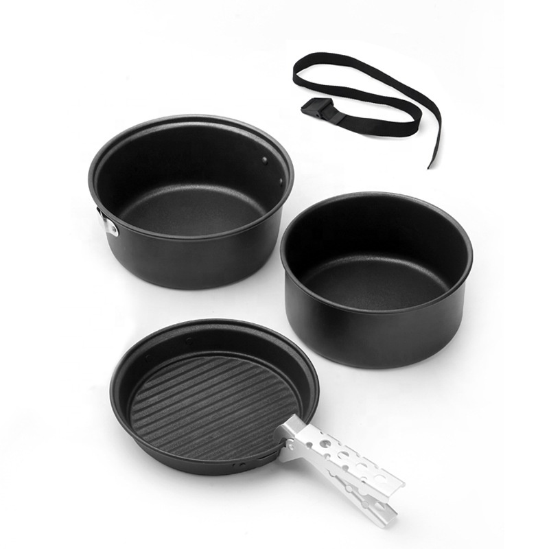 Peralatan Masak Camping Alumin - Camping Cooking Mess Kit ulasan dan harga