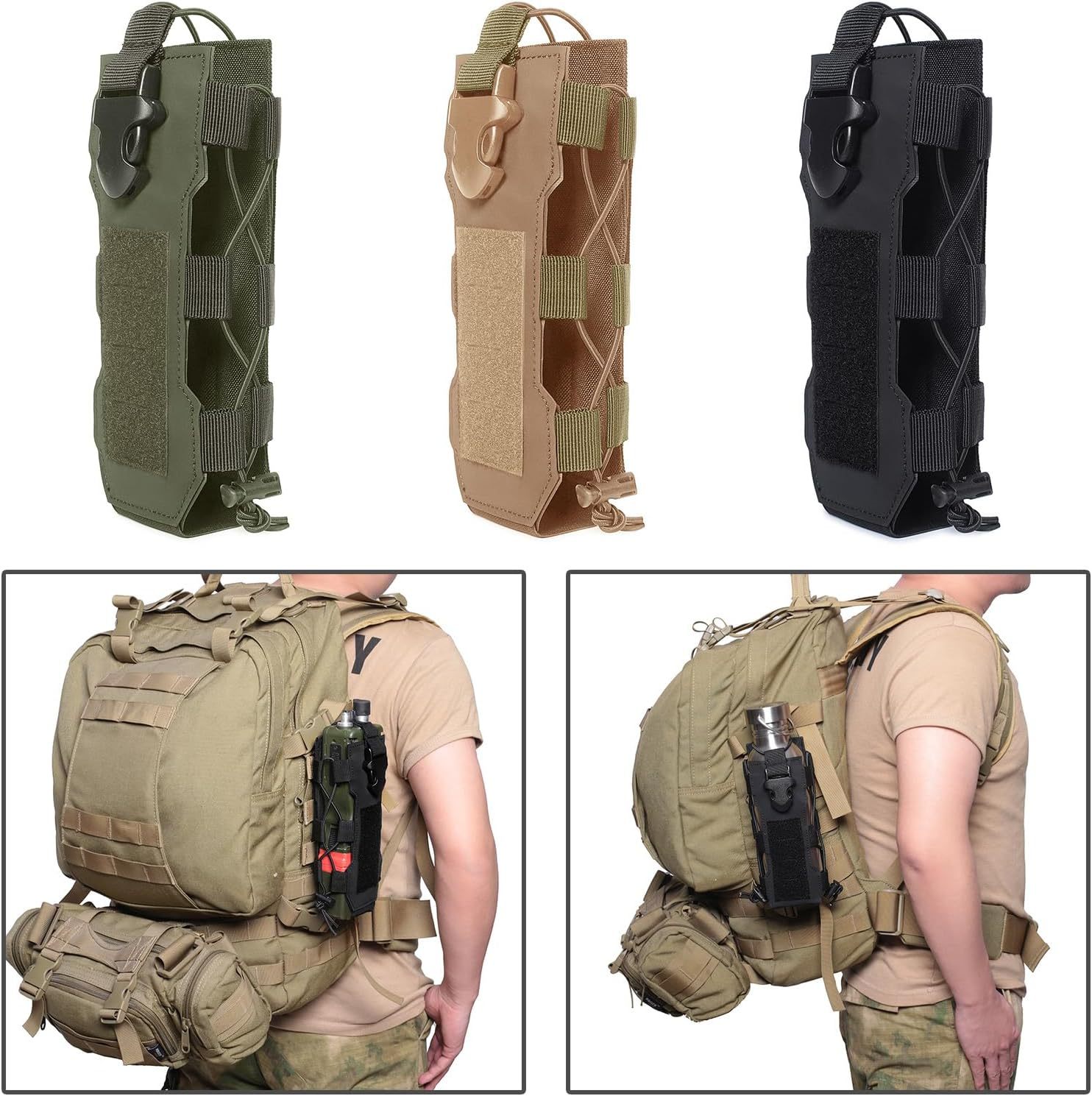 Kantong Botol Air Molle, Sarun - Camping Cooking Can ulasan dan harga