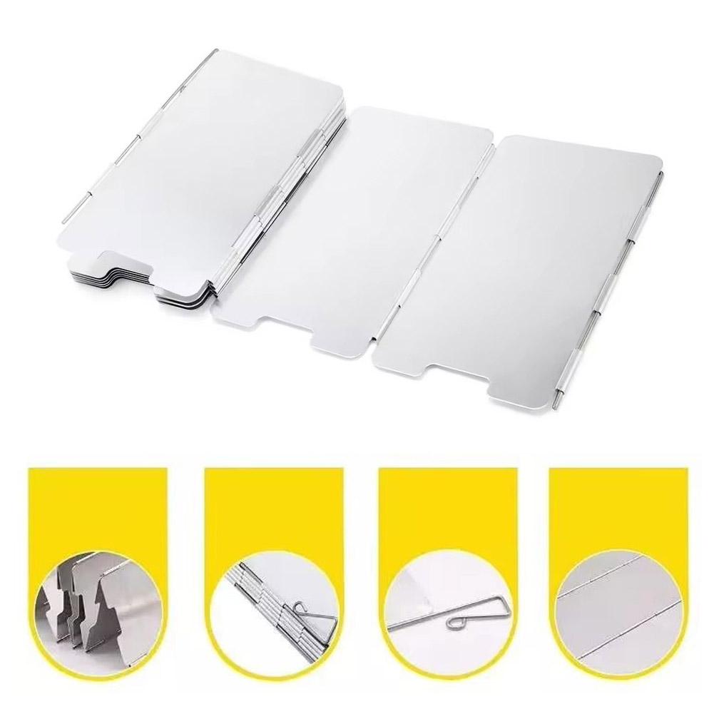 Pelindung Angin Lipat untuk Ko - Camping Cooking Windshield ulasan dan harga