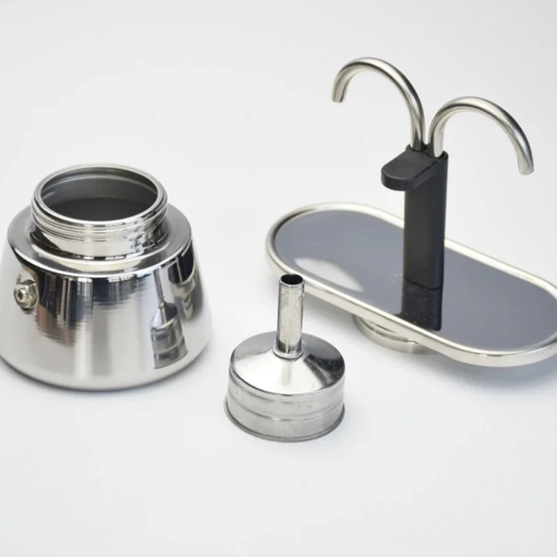 Mini Moka Pot tabung ganda 200 - Pocket Coffee Maker ulasan dan harga