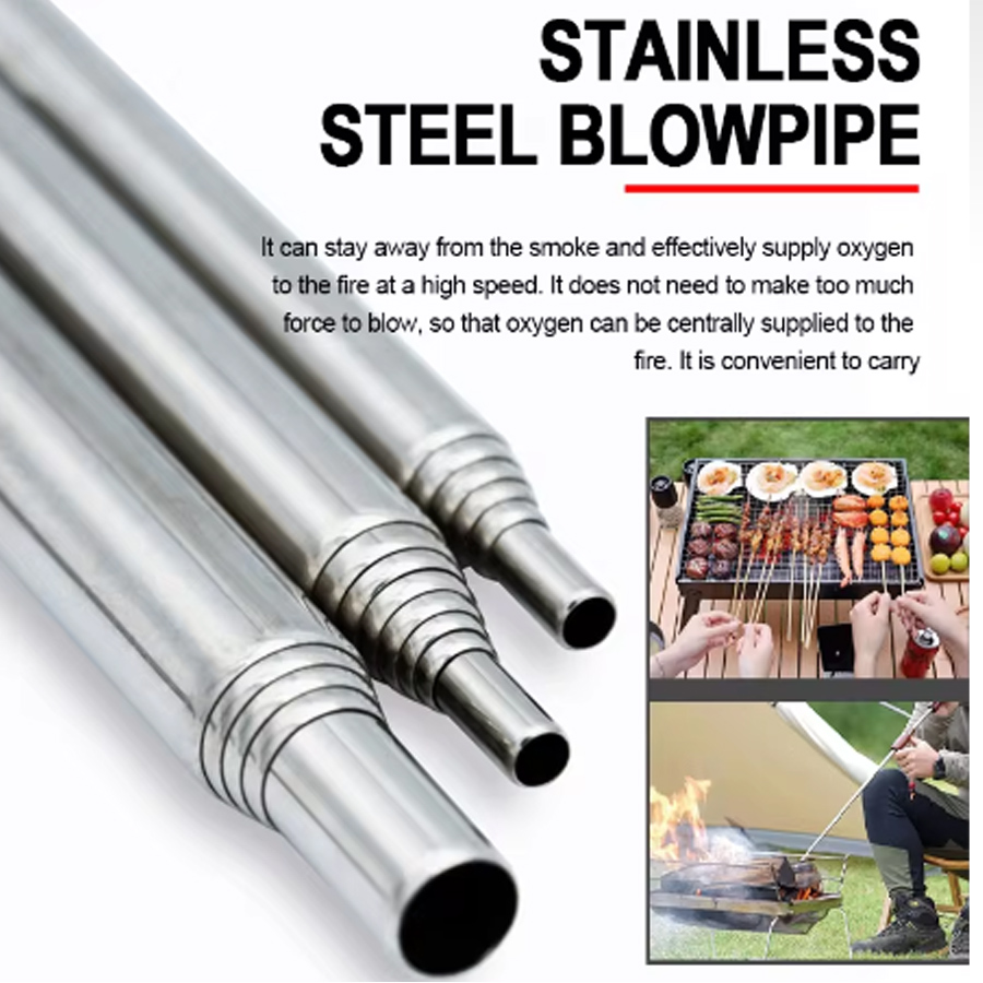 Pipa tiup baja tahan karat sak - Camping Cooking Utilities ulasan dan harga