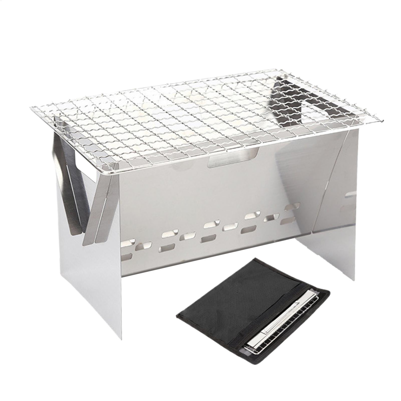 Pemanggang Arang Lipat Portabe - Camping Cooking Set Compact ulasan dan harga
