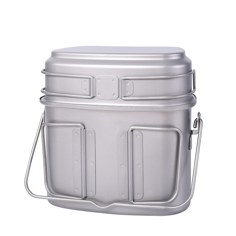 Kit Peralatan Masak Titanium,  - Camping Cooking Mess Kit ulasan dan harga