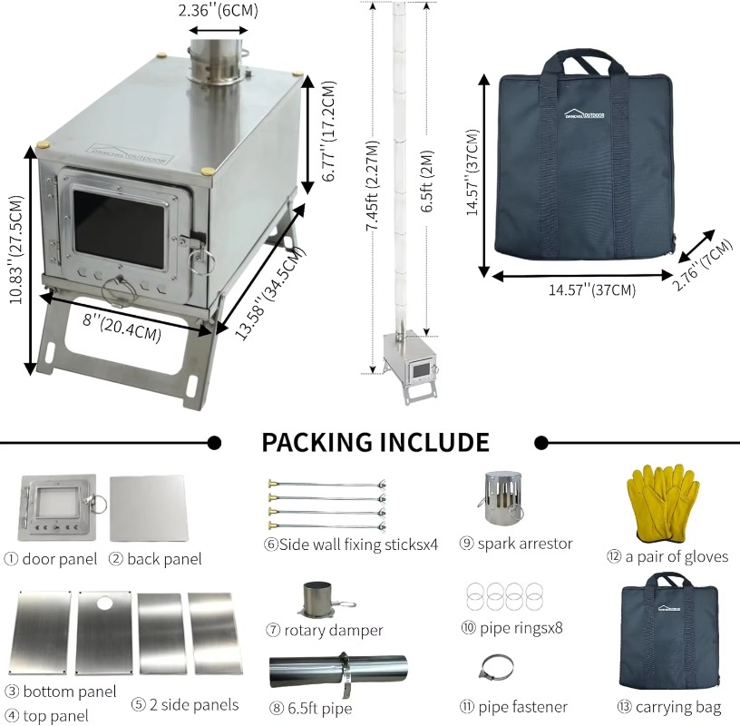 【Populer】DANCHEL S1 Kompor Ten - Camping Cooking Area ulasan dan harga