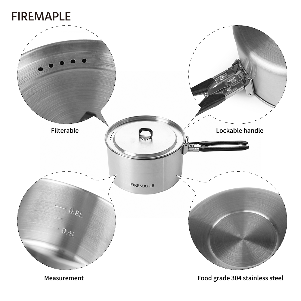 Peralatan Masak Berkemah Maple - Camping Cooking Set Compact ulasan dan harga