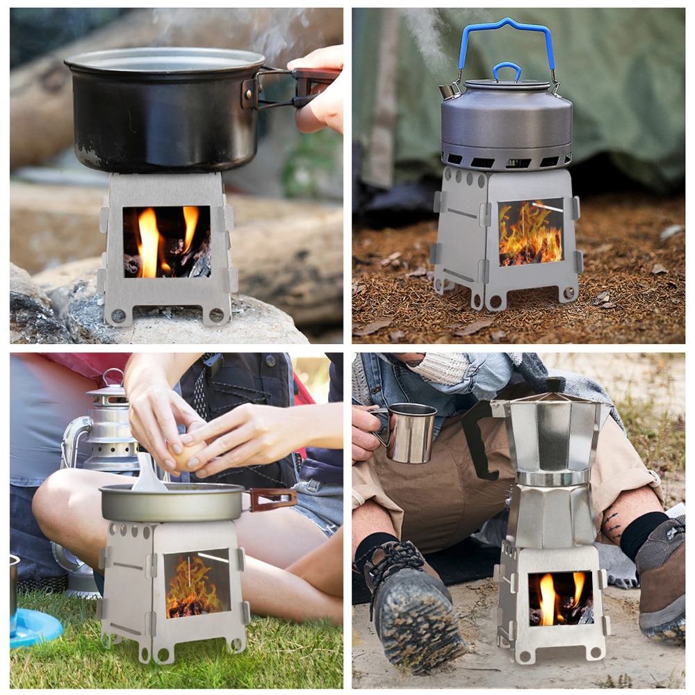 Kompor Kayu untuk Berkemah Kom - Camping Cooking Windshield ulasan dan harga