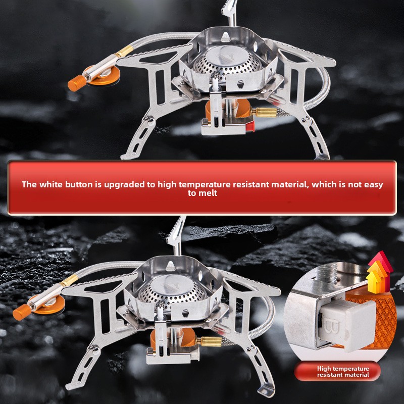 Kompor gas portabel tahan angi - Camping Cooking Gas Canister ulasan dan harga
