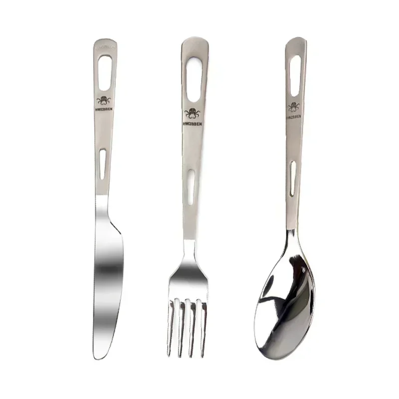 HWZBBEN Set pisau sendok garpu - Camping Cooking Kits ulasan dan harga