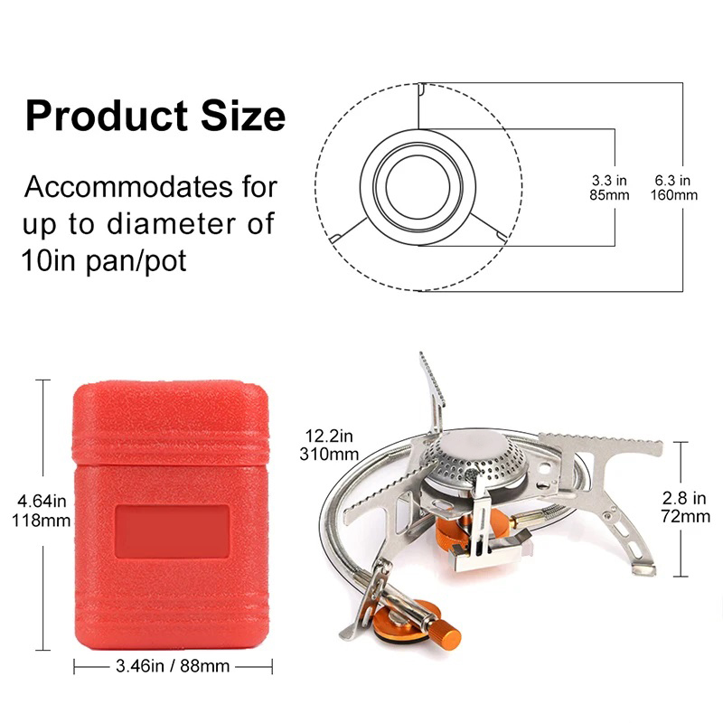 Kompor Gas berkemah portabel,  - Camping Cooking Equipment Bag ulasan dan harga