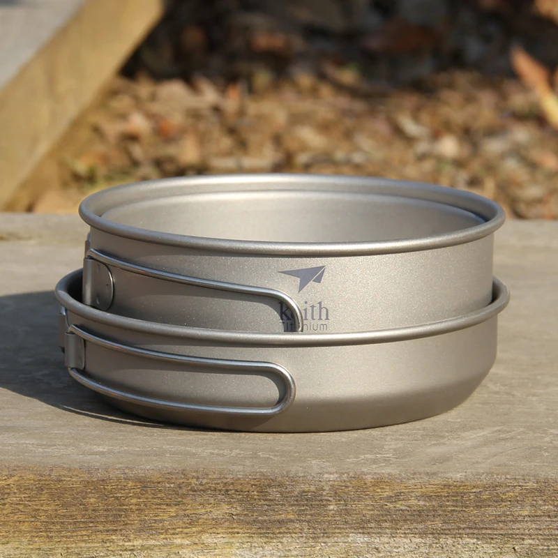 Keith Set panci masak Titanium - Camping Cooking Sets ulasan dan harga