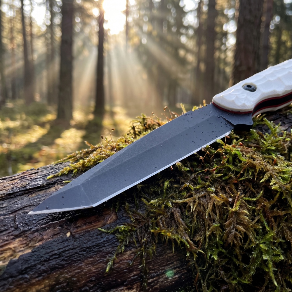 Pisau Lurus Portabel untuk Mem - Camping Cooking Knife With Sheath ulasan dan harga