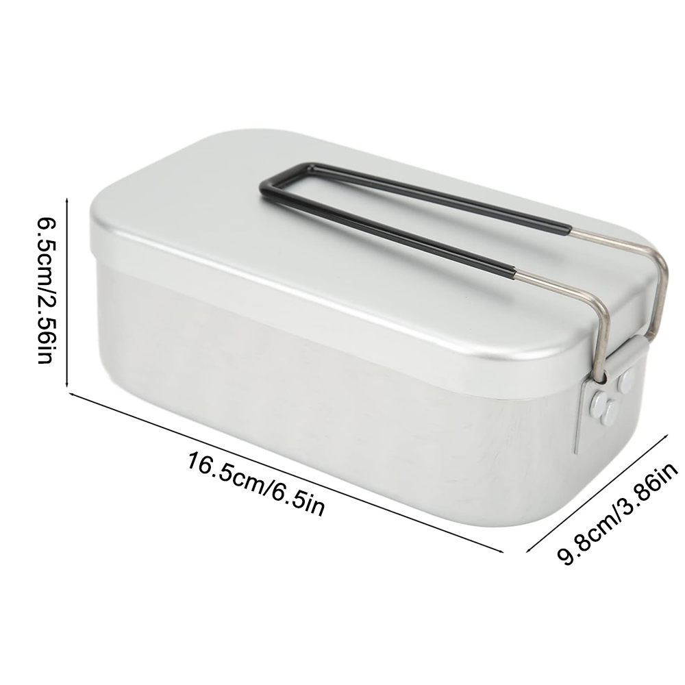 Kotak makan siang aluminium 80 - Camping Cooking Kits ulasan dan harga